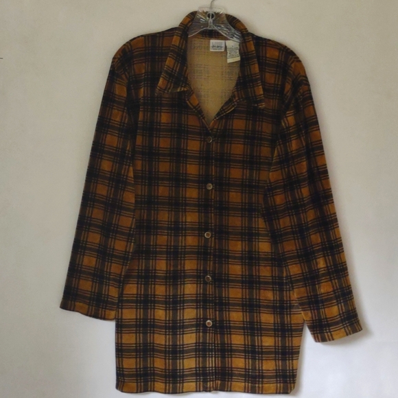 SHIRT JACKET FLANNEL VINTAGE buttery Soft - Picture 2 of 6